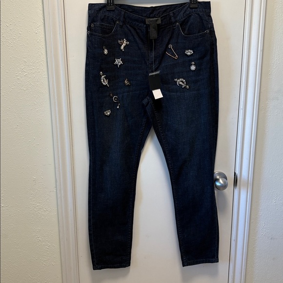 NWT Magaschoni Slim Denim Pant - Picture 5 of 8